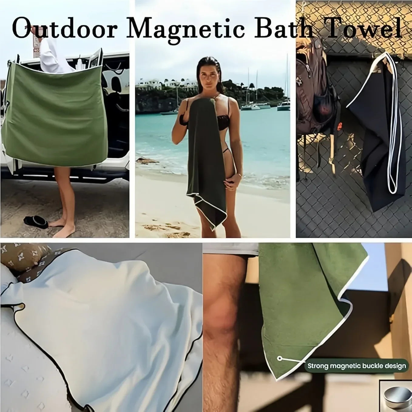 STOWE Magnetic Travel Towel
