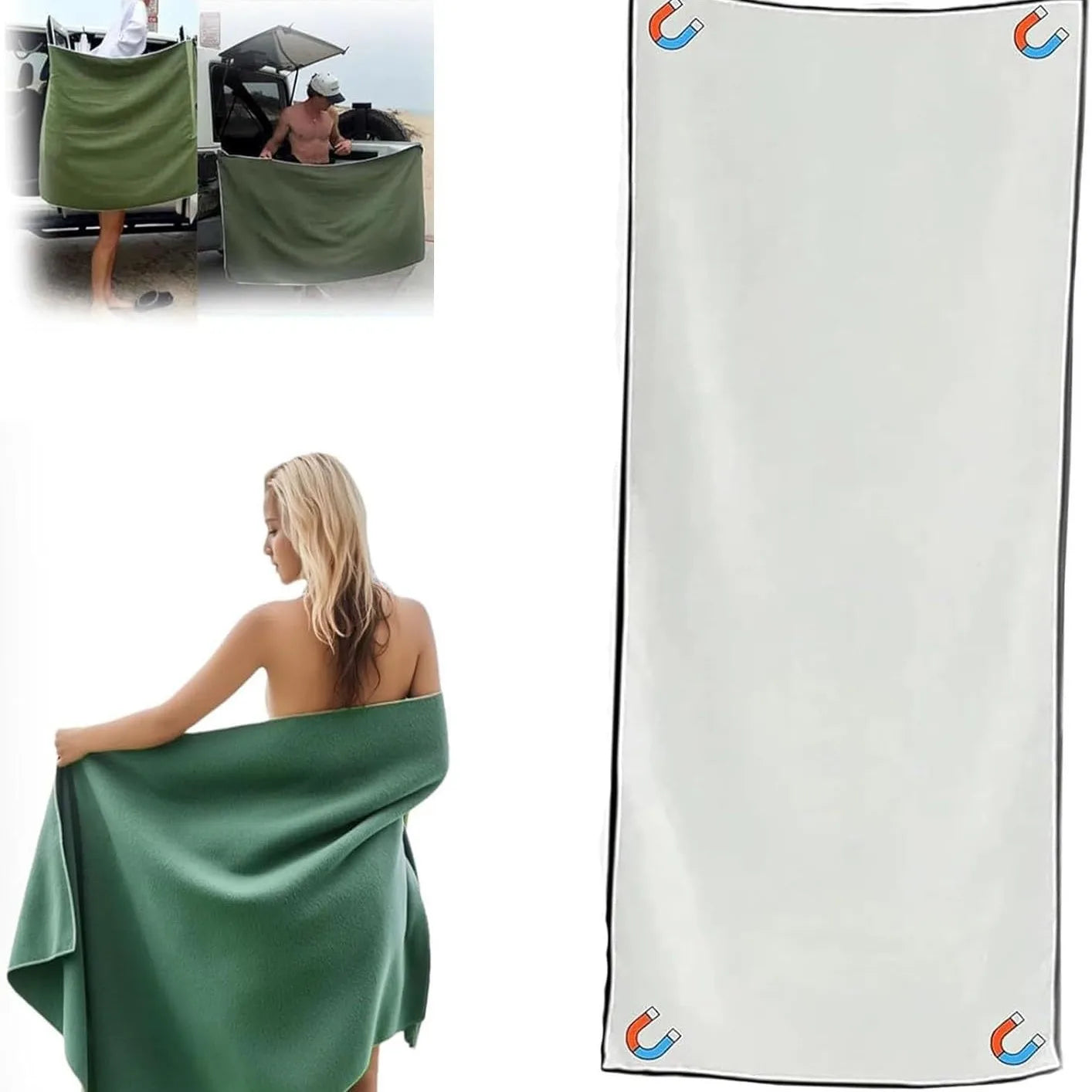 STOWE Magnetic Travel Towel